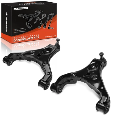 2pc Control Arm & Ball Joint Assembly, Front Driver & Passenger Lower A-Premium APCA8782