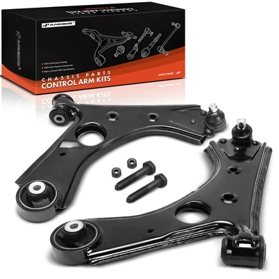 2 Pcs Front Lower Control Arm & Ball Joint Assembly