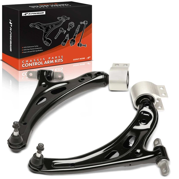 2-Pc Control Arm & Ball Joint, Front Driver & Passenger Lower with Ball Joint A-Premium APCA8790