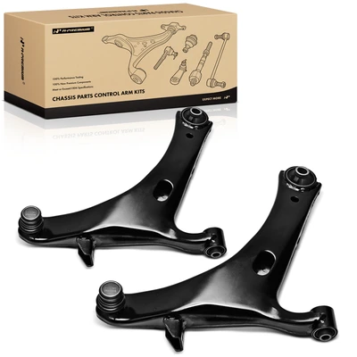 2 Pcs Front Lower Steel Control Arm & Ball Joint Assembly