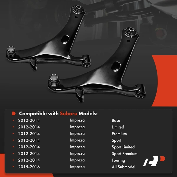 Control Arm and Ball Joint Kit Front Driver & Passenger Lower A-Premium APCA8791