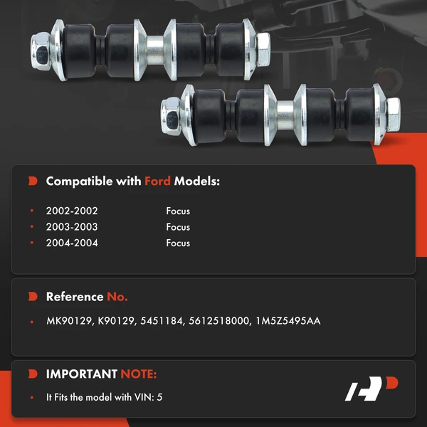 Stabilizer Sway Bar Link Rear Side A-Premium APCA7871
