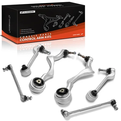 6 Pcs Front Control Arm Sway Bar Link