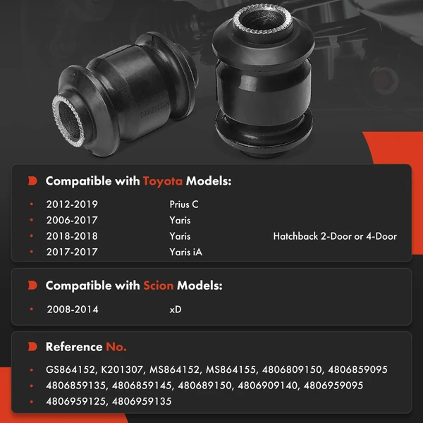 Suspension Control Arm Bushing Front Lower Forward A-Premium APCA9993