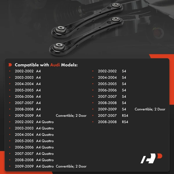2-Pc Control Arm, Rear Lower Rearward A-Premium APCA8807