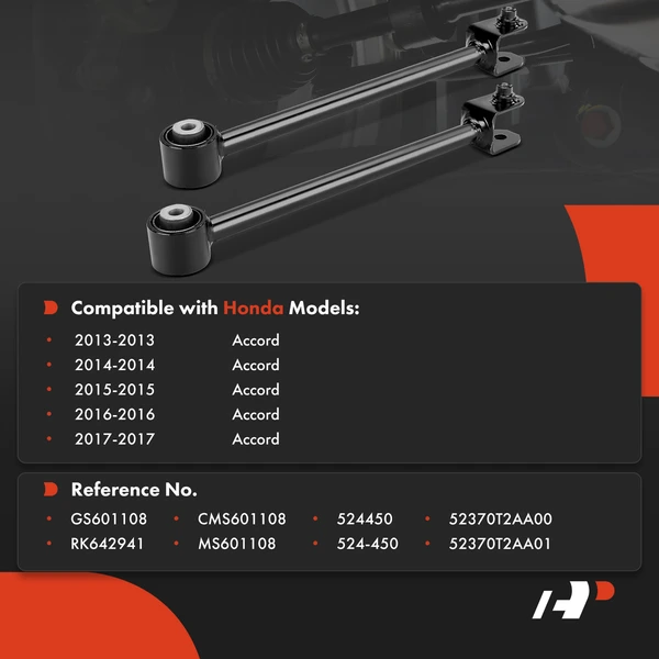 2-Pc Trailing Arm, Rear Driver & Passenger A-Premium APCA8813