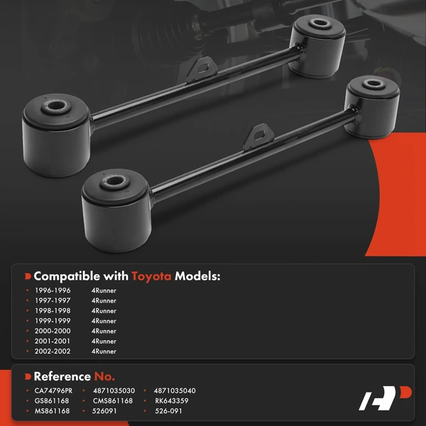 2-Pc Trailing Arm, Rear Driver & Passenger Upper A-Premium APCA9239