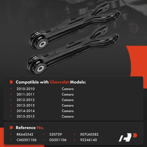 2-Pc Suspension Trailing Arm, Rear Side A-Premium APCA8819