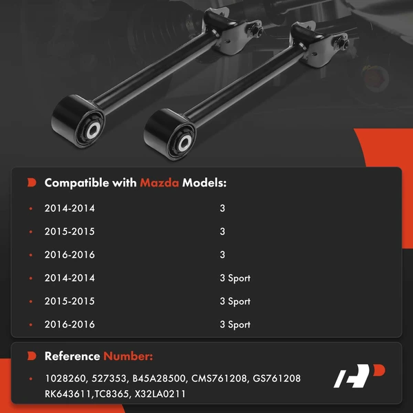 Suspension Control Arm Rear Driver & Passenger Lower Forward A-Premium APCA8822