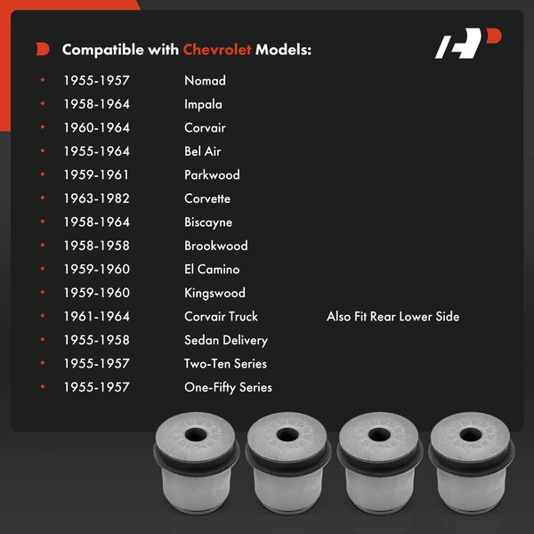 1999-2004 Chevrolet Silverado 2500 4-Pc Control Arm Bushing, Front Lower A-Premium APCA7465