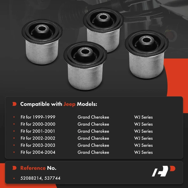 4-Pc Control Arm Bushing, Front Upper A-Premium APCA7469