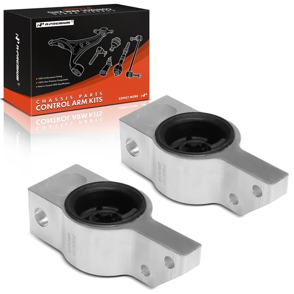 2009-2017 Volkswagen CC 2-Pc Control Arm Bushing, Front Lower Rearward A-Premium APCA9998