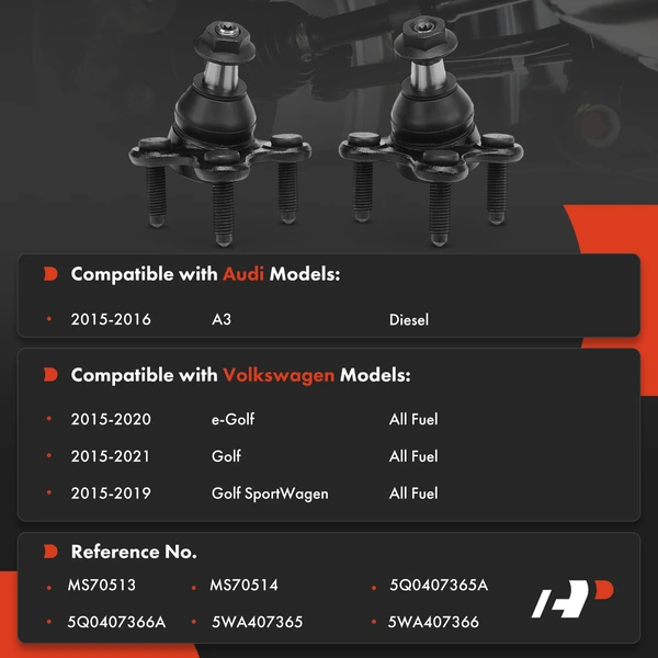 Ball Joint Kit Front Lower A-Premium APCA8831