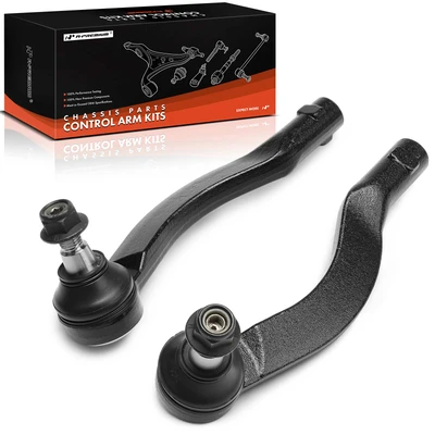 2 Pcs Front Driver & Passenger Outer Tie Rod End