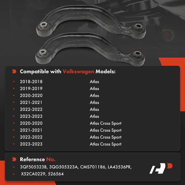 2-Pc Lateral Arm, Rear Driver & Passenger Upper A-Premium APCA8829