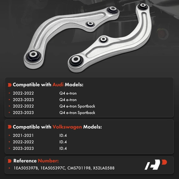 2-Pc Lateral Arm, Rear Driver & Passenger Upper Rearward A-Premium APCA8830