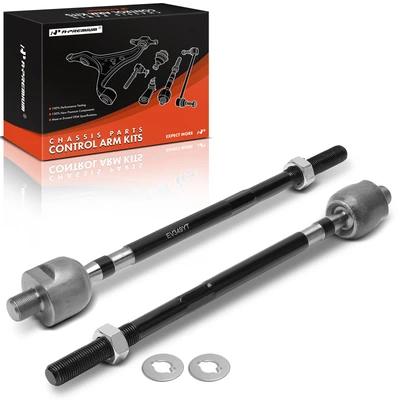 2 Pcs Front Inner Tie Rod Set