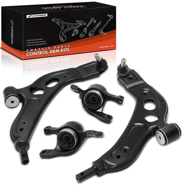 2017-2023 Mini Cooper Countryman 4-Pc Control Arm Kit, Front Lower with Ball Joint A-Premium APCA9873