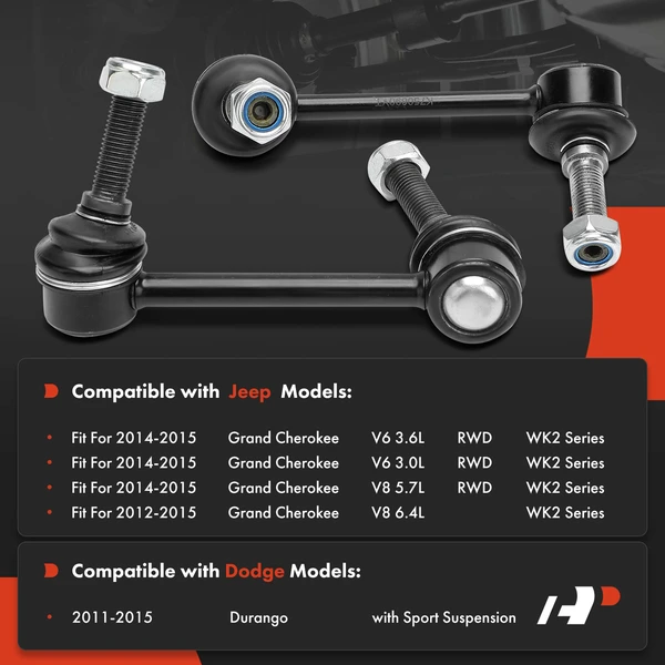 Stabilizer Sway Bar Link Front Side A-Premium APCA7885