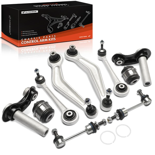 10 Control Arm Lateral Arm Sway Bar Link Rear Side A-Premium APCA9875