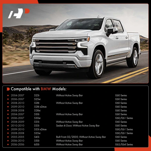 10 Control Arm Lateral Arm Sway Bar Link Rear Side A-Premium APCA9875