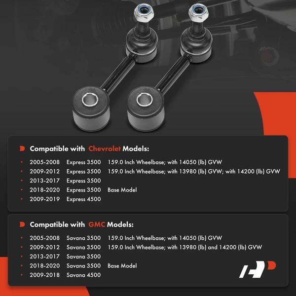 Stabilizer Sway Bar Link Rear Side A-Premium APCA7888