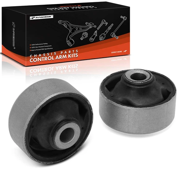2-Pc Control Arm Bushing, Front Driver & Passenger Lower Rearward A-Premium APCA10001
