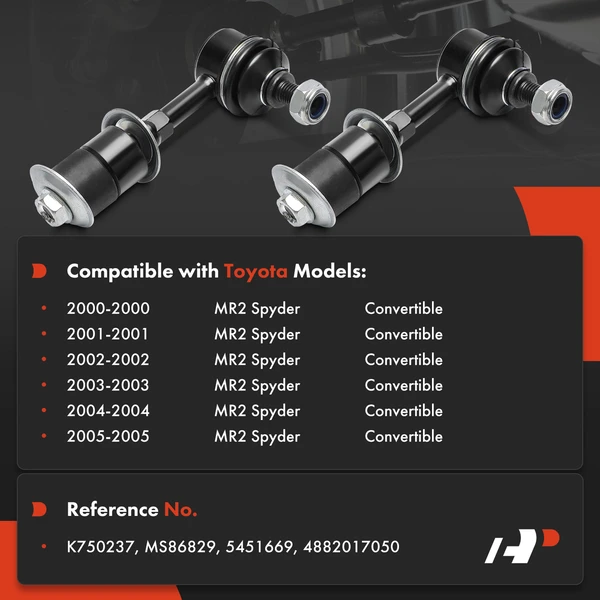 Sway Bar Link Front Driver & Passenger A-Premium APCA7886