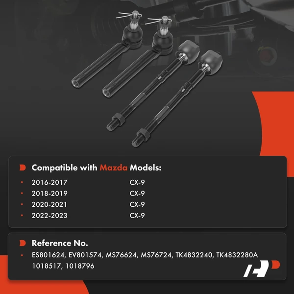 Tie Rod End Front Side A-Premium APCA8839