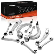10 Pcs Front Control Arm with Ball Joint Sway Bar Link