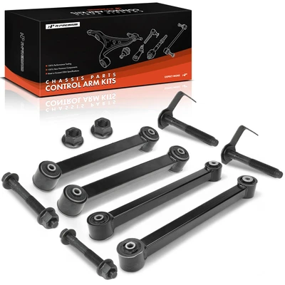 4 Pcs Rear Lower & Upper Control Arm