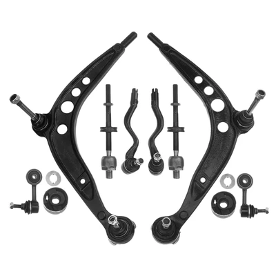 8 Pcs Front Control Arm Sway Bar Link