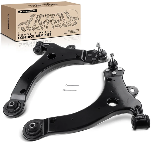 1999-2005 Pontiac Montana 2-Pc Control Arm and Ball Joint Kit, Front Lower with Ball Joint A-Premium APCA0391