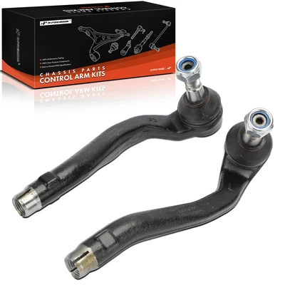 2 Pcs Front Driver & Passenger Outer Tie Rod End