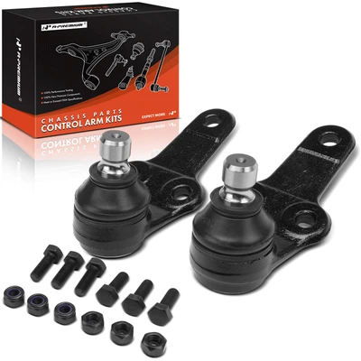 2 Pcs Front Lower Suspension Ball Joint Kit