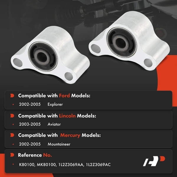 2-Pc Control Arm Bushing, Rear Upper Rearward A-Premium APCA10004