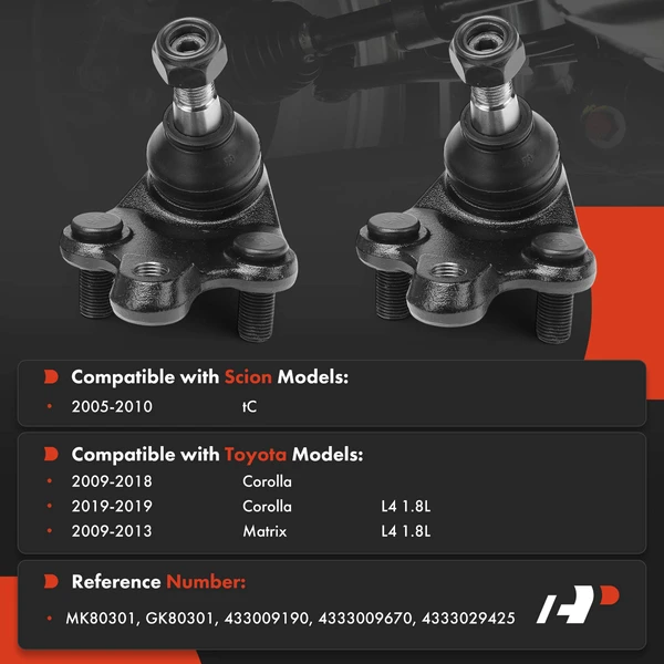 Ball Joint Kit Front Lower A-Premium APCA8853