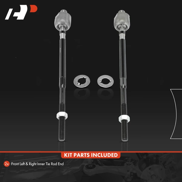 2 Pcs Front Inner Tie Rod End for Mazda Miata 1990-1997