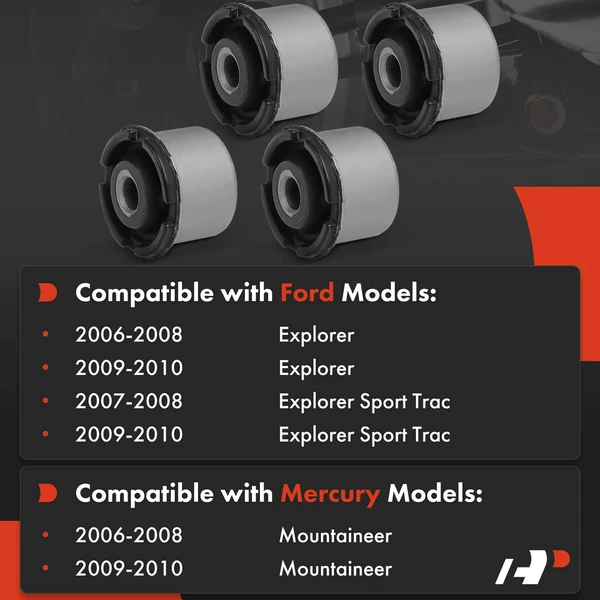 4-Pc Control Arm Bushing, Front Upper A-Premium APCA7481
