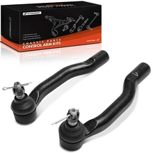 2 Pcs Front Outer Tie Rod End