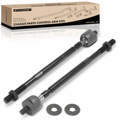 2 Pcs Front Inner Tie Rod End
