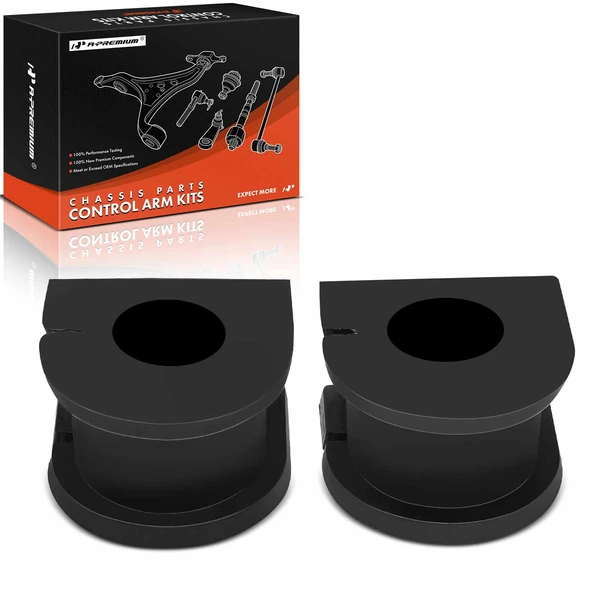 1979-1995 GMC G1500 2-Pc Sway Bar Bushing Kit with Bar, Front Side A-Premium APCA9797