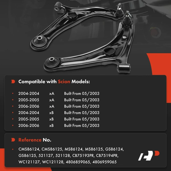 2-Pc Control Arm, Front Driver & Passenger Lower A-Premium APCA9260