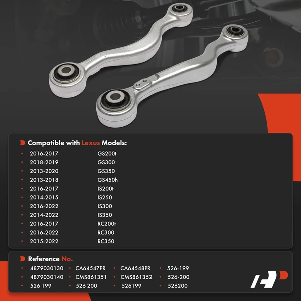 2-Pc Lateral Arm, Rear Driver & Passenger Upper Rearward A-Premium APCA8868