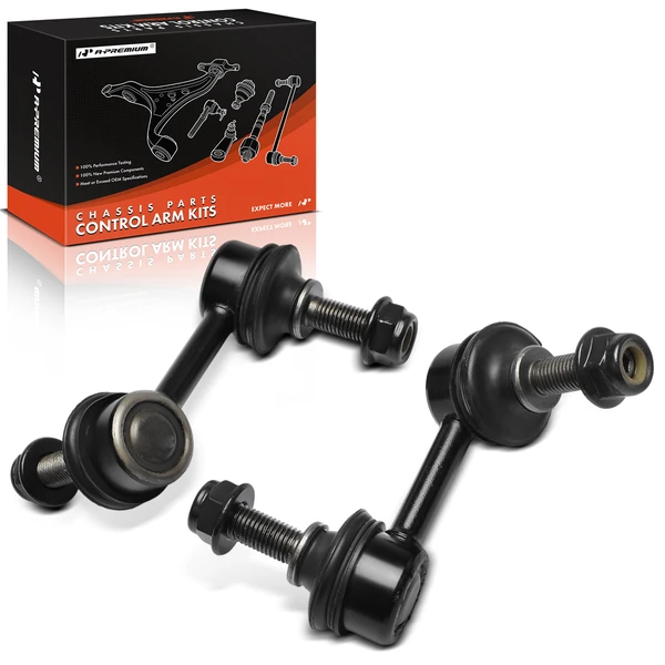 2-Pc Suspension Stabilizer Bar Link Kit, Rear Driver & Passenger A-Premium APCA9266