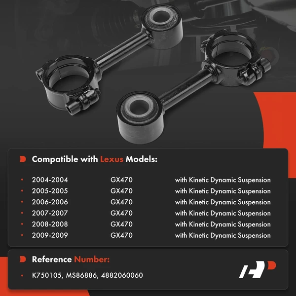 Sway Bar Link Front Driver & Passenger A-Premium APCA7899