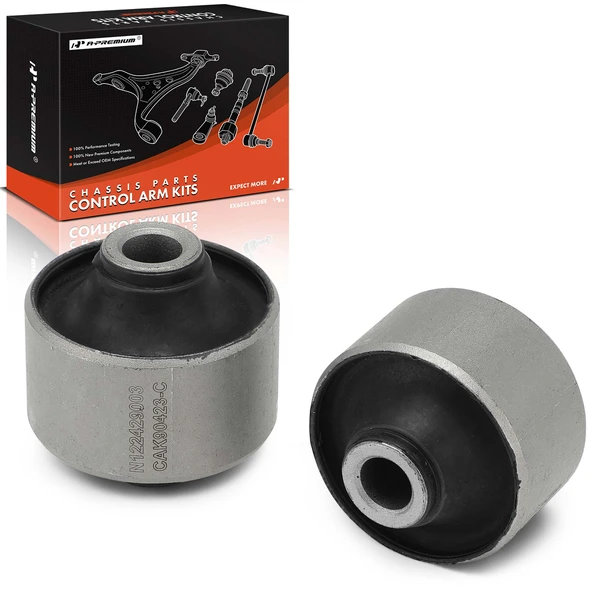 2-Pc Suspension Control Arm Bushing, Front Driver & Passenger Lower Rearward A-Premium APCA10017