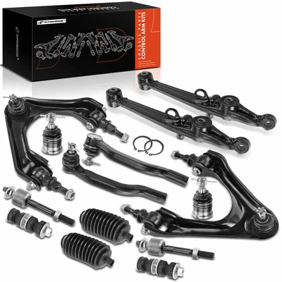 14 Pcs Control Arm Ball Joint Stabilizer Bar Link Tie Rod