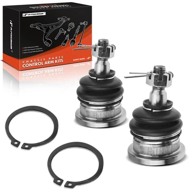 2 Pcs Front Upper Ball Joints