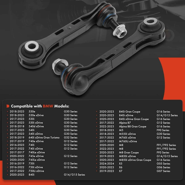 Sway Bar Link Rear Side A-Premium APCA7904